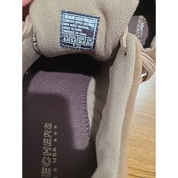 New Skechers Chocolate Brown Suede Walking Hiking Sneakers 46360 Vintage-ish 8.5 - Picture 6 of 9